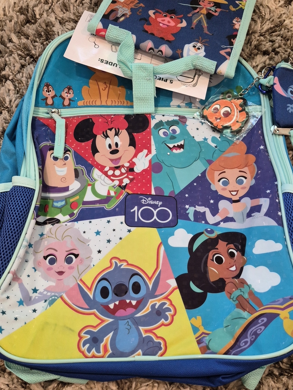 Disney Character Backpack Set - Picture 6 of 10